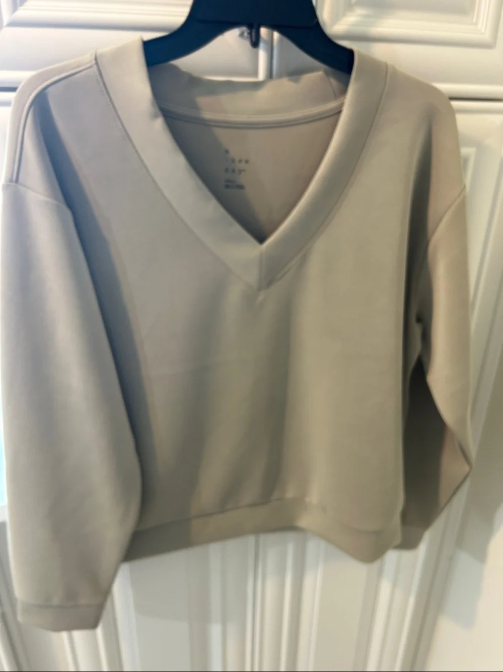 a new day Men's V-Neck Sweater in Sage Green